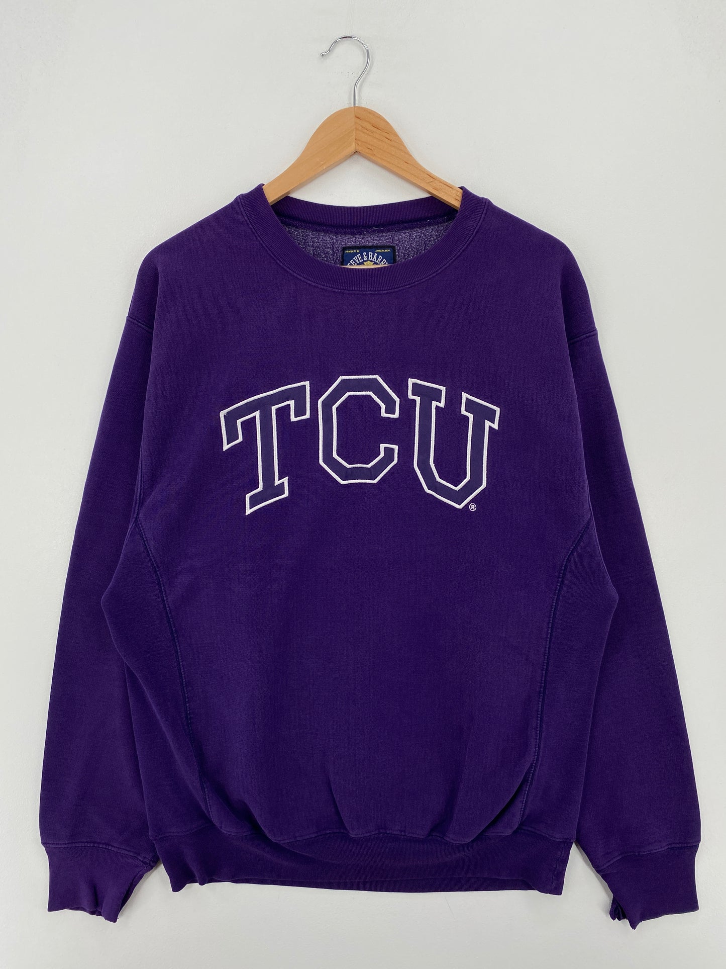 Vintage TCU Size M Vintage College Sweat-Shirt / A7836