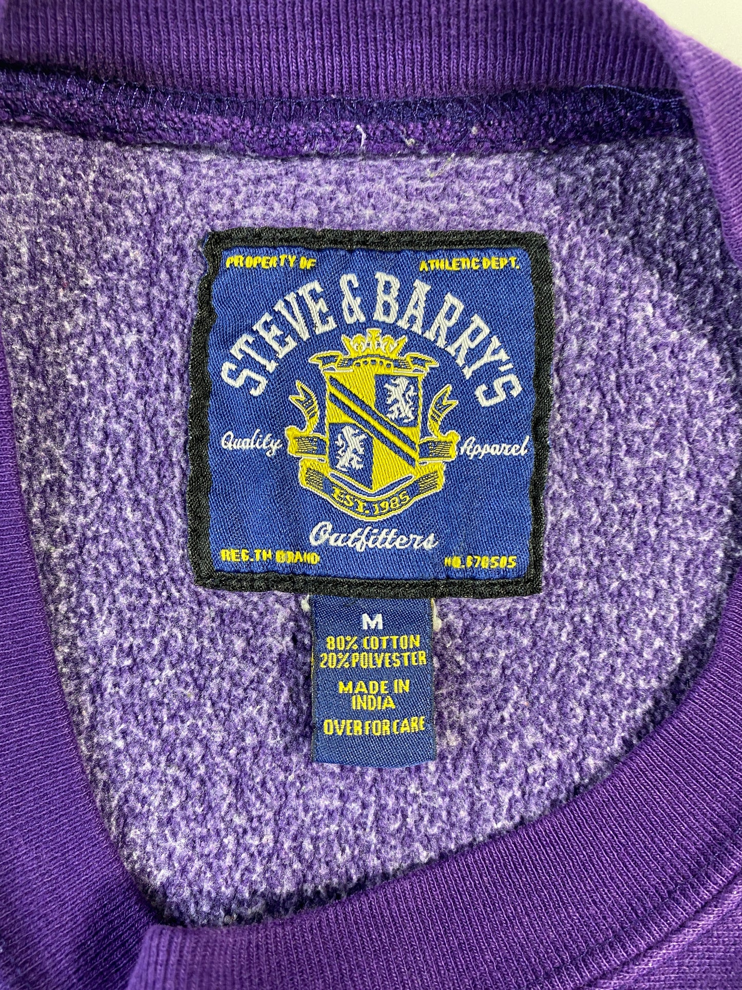 Vintage TCU Size M Vintage College Sweat-Shirt / A7836