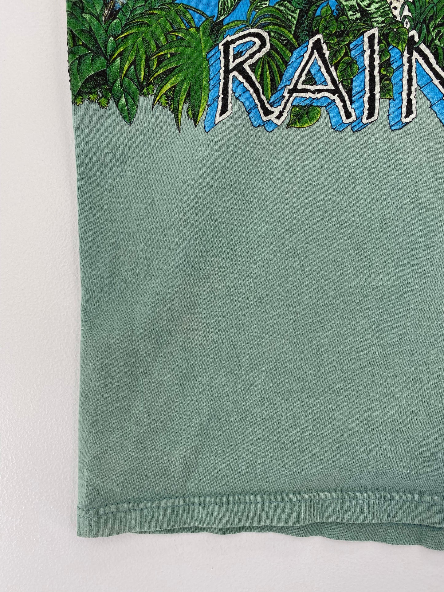 90's RAINFOREST Made in USA Size M Vintage T-Shirt / E2902T
