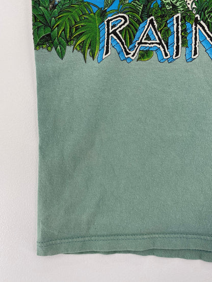 90's RAINFOREST Made in USA Size M Vintage T-Shirt / E2902T
