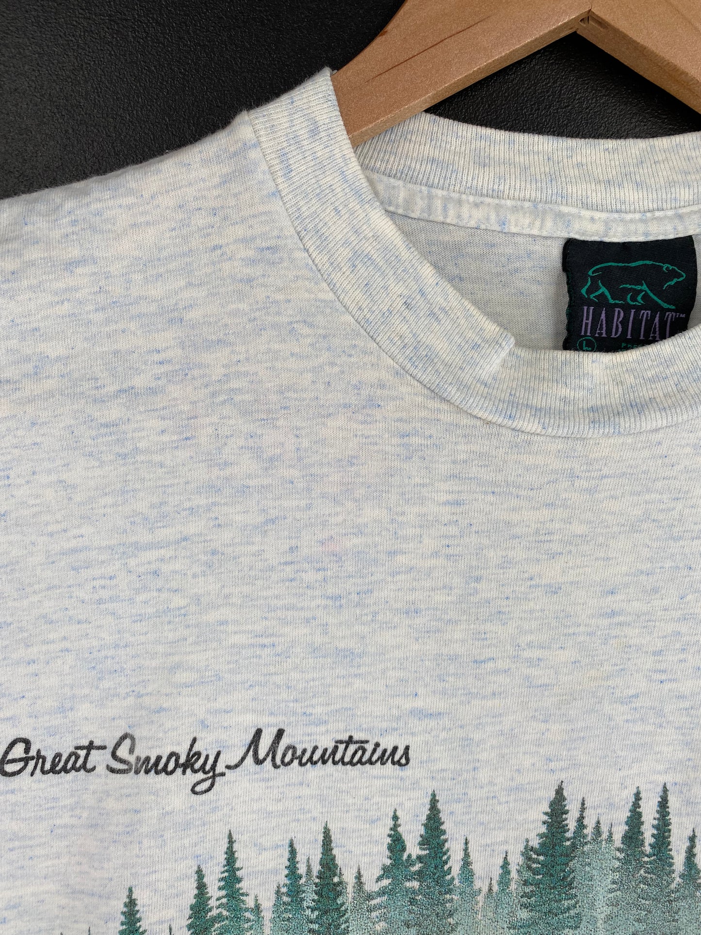 90's GREAT SMOKY MOUNTAINS Made in USA Size L Vintage T-Shirt / A2617
