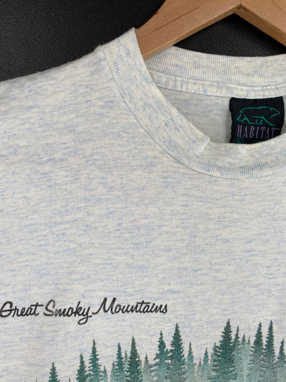 90's GREAT SMOKY MOUNTAINS Made in USA Size L Vintage T-Shirt / A2617