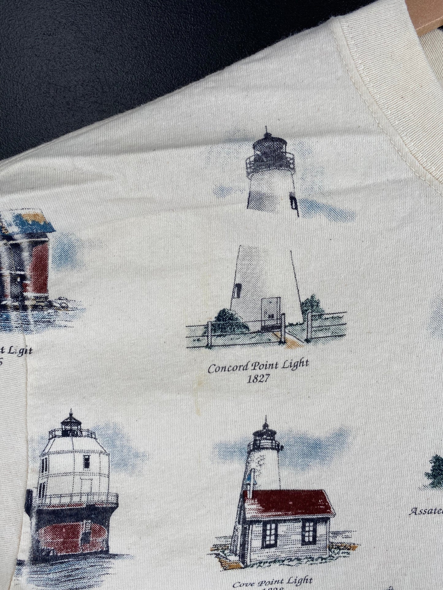 90's LIGHTHOUSE OF THE CHESAPEAKE Size L Vintage T-Shirt / E2116T