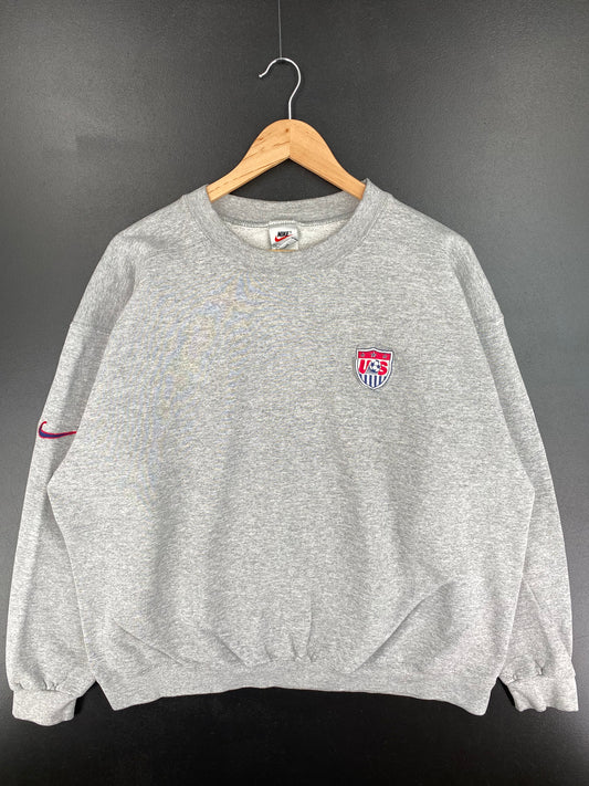 90's NIKE USA SOCCER Made in USA Size XL Vintage Sweat-Shirt / A2630