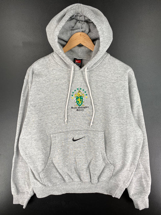00' NIKE SCOTTO GALLAGHER SOCCER Size M Vintage College Hoodie Sweat-Shirt / A2631