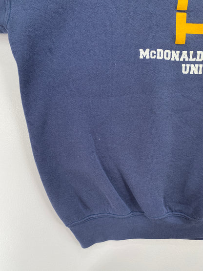 90's MCDONALD'S HAMBURGER UNIVERSITY Size XL Vintage Sweat-shirt / A7871