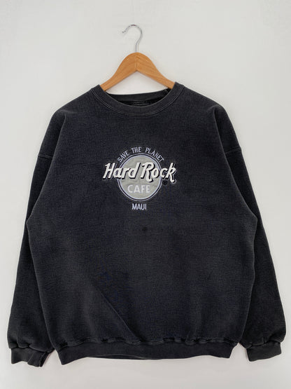 90's HARD ROCK CAFE Made in USA Size XL Vintage Sweat-shirt / A7872