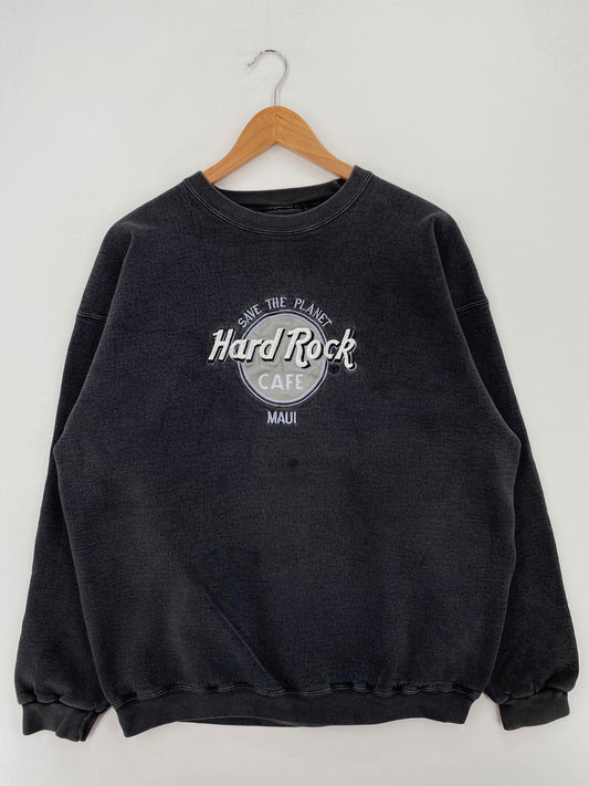 90's HARD ROCK CAFE Made in USA Size XL Vintage Sweat-shirt / A7872