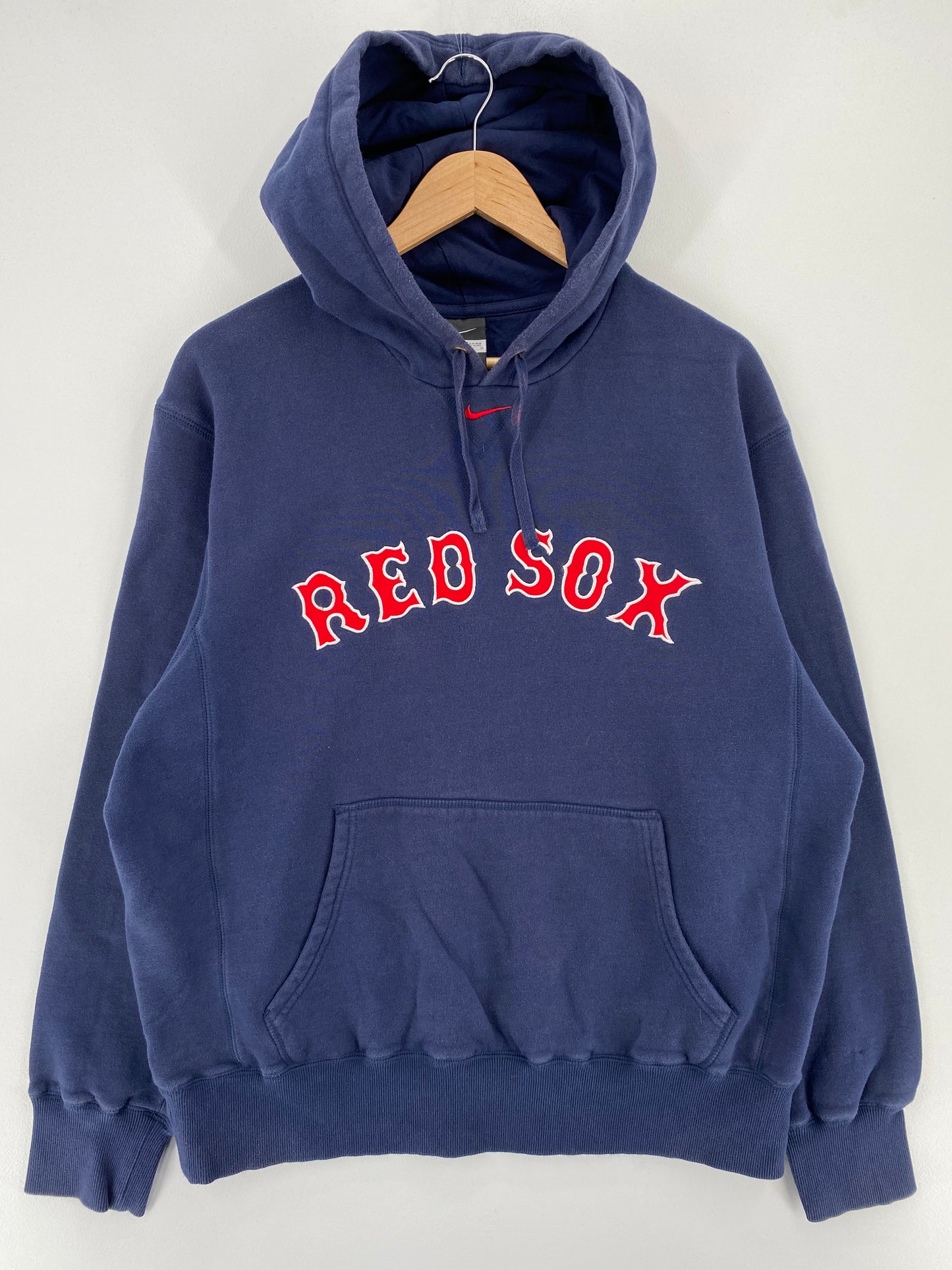 00' BOSTON RED SOX Size L Vintage MLB Hoodie Sweat-Shirt / A2633