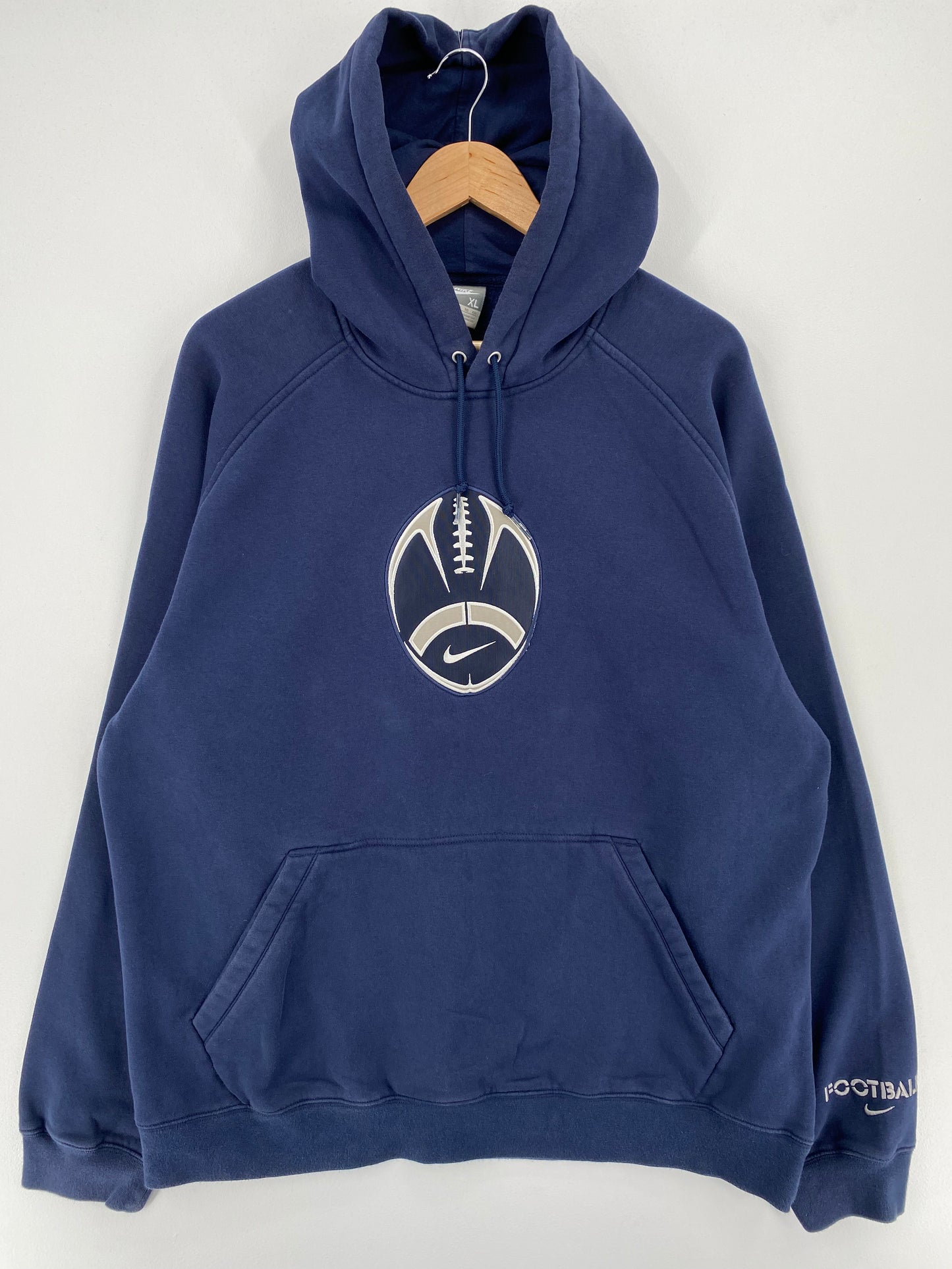 00' NIKE FOOTBALL Size XL Vintage Hoodie Sweat-Shirt / A2635
