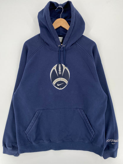 00' NIKE FOOTBALL Size XL Vintage Hoodie Sweat-Shirt / A2635