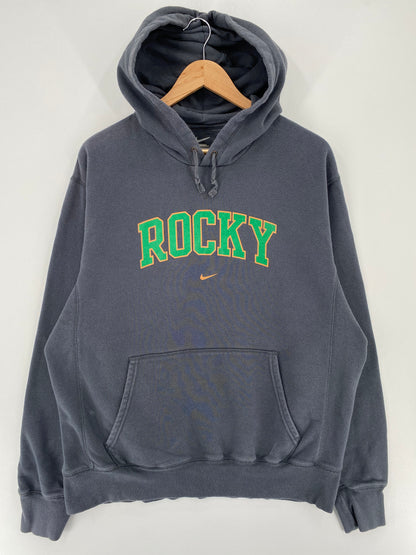 00' NIKE ROCKY Size XL Vintage College Hoodie Sweat-Shirt / A2636