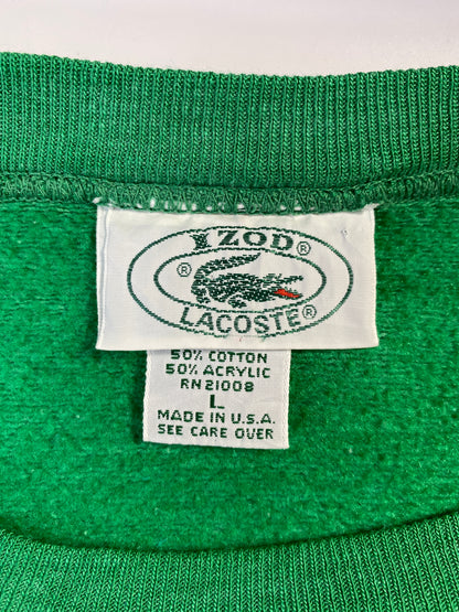 90's LACOSTE Made in USA Size L Vintage Sweat-shirt / A7875