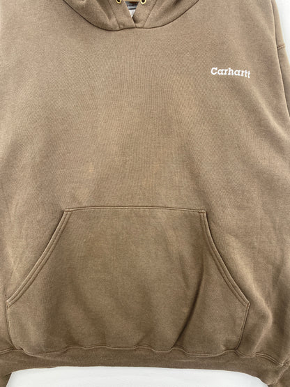 Vintage CARHARTT Size No Tag (Approx.XL) Hoodie Sweat-Shirt / A8120