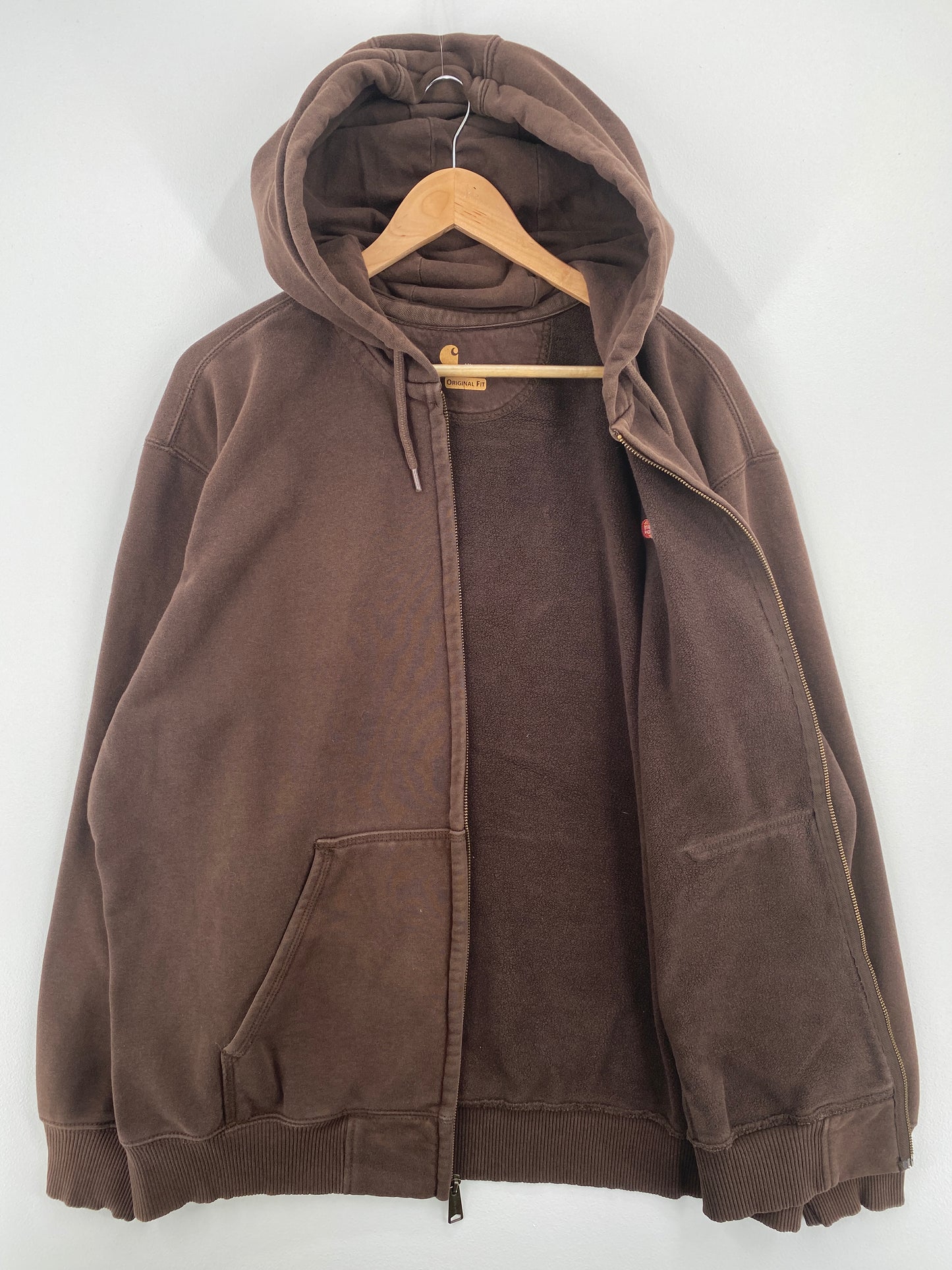 Vintage CARHARTT Size XL Zip Up Hoodie Sweat-Shirt / A8122