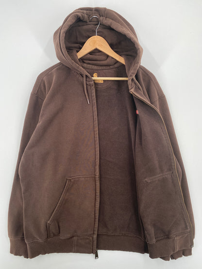 Vintage CARHARTT Size XL Zip Up Hoodie Sweat-Shirt / A8122