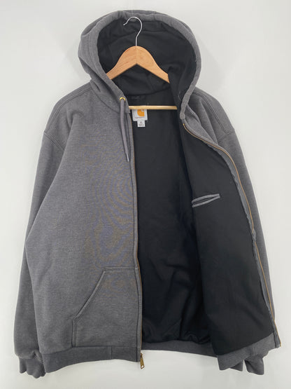 Vintage CARHARTT Size XL Zip Up Hoodie Sweat-Shirt / A8123