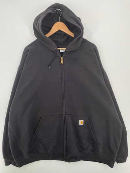 .Vintage CARHARTT Size XXXXL Zip Up Hoodie Sweat-Shirt / A8124