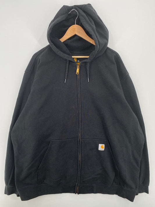 Vintage CARHARTT Size XXXL Zip Up Hoodie Sweat-Shirt / A8125
