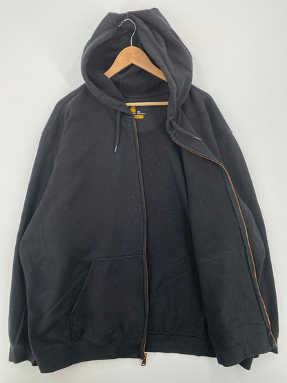 Vintage CARHARTT Size XXXL Zip Up Hoodie Sweat-Shirt / A8125
