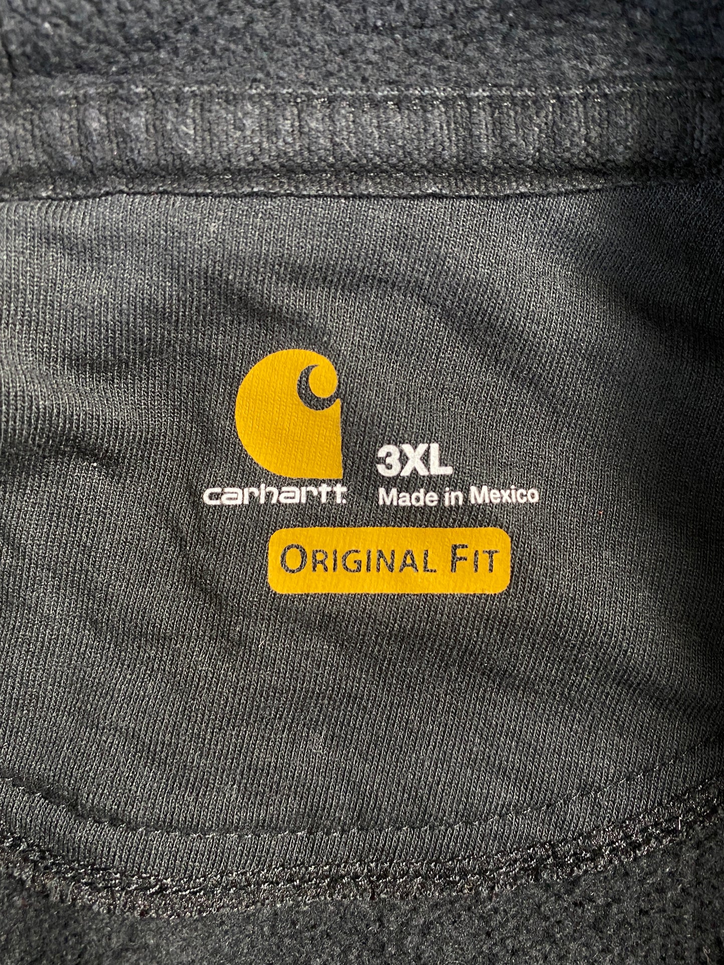 Vintage CARHARTT Size XXXL Zip Up Hoodie Sweat-Shirt / A8125
