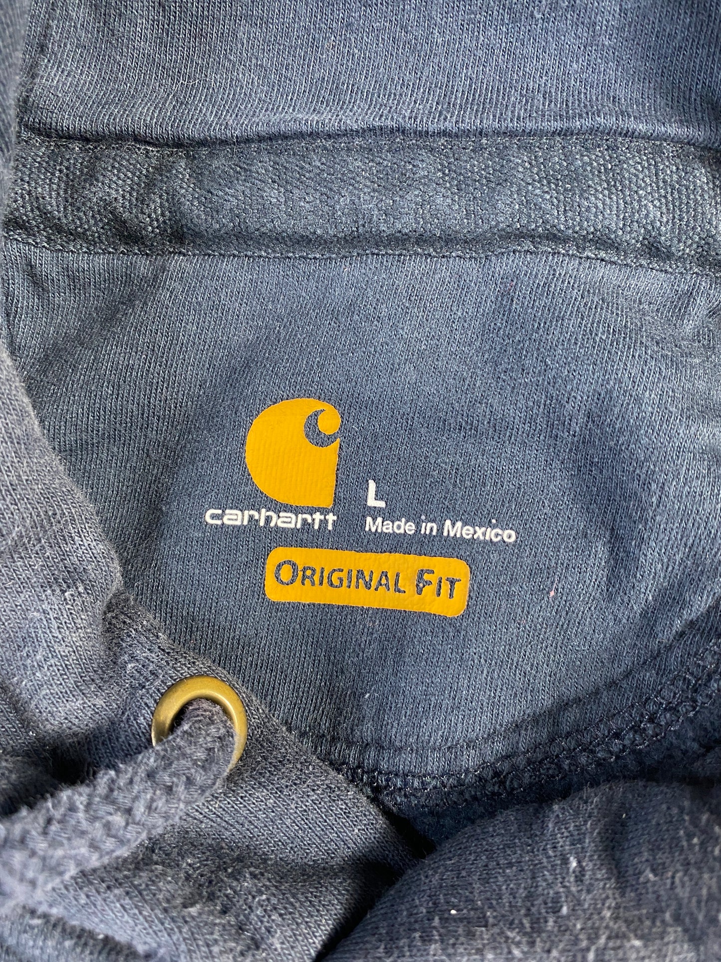 Vintage CARHARTT Size L Hoodie Sweat-Shirt / A8128