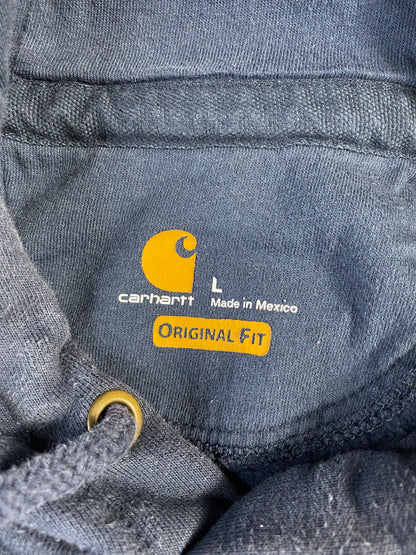 Vintage CARHARTT Size L Hoodie Sweat-Shirt / A8128