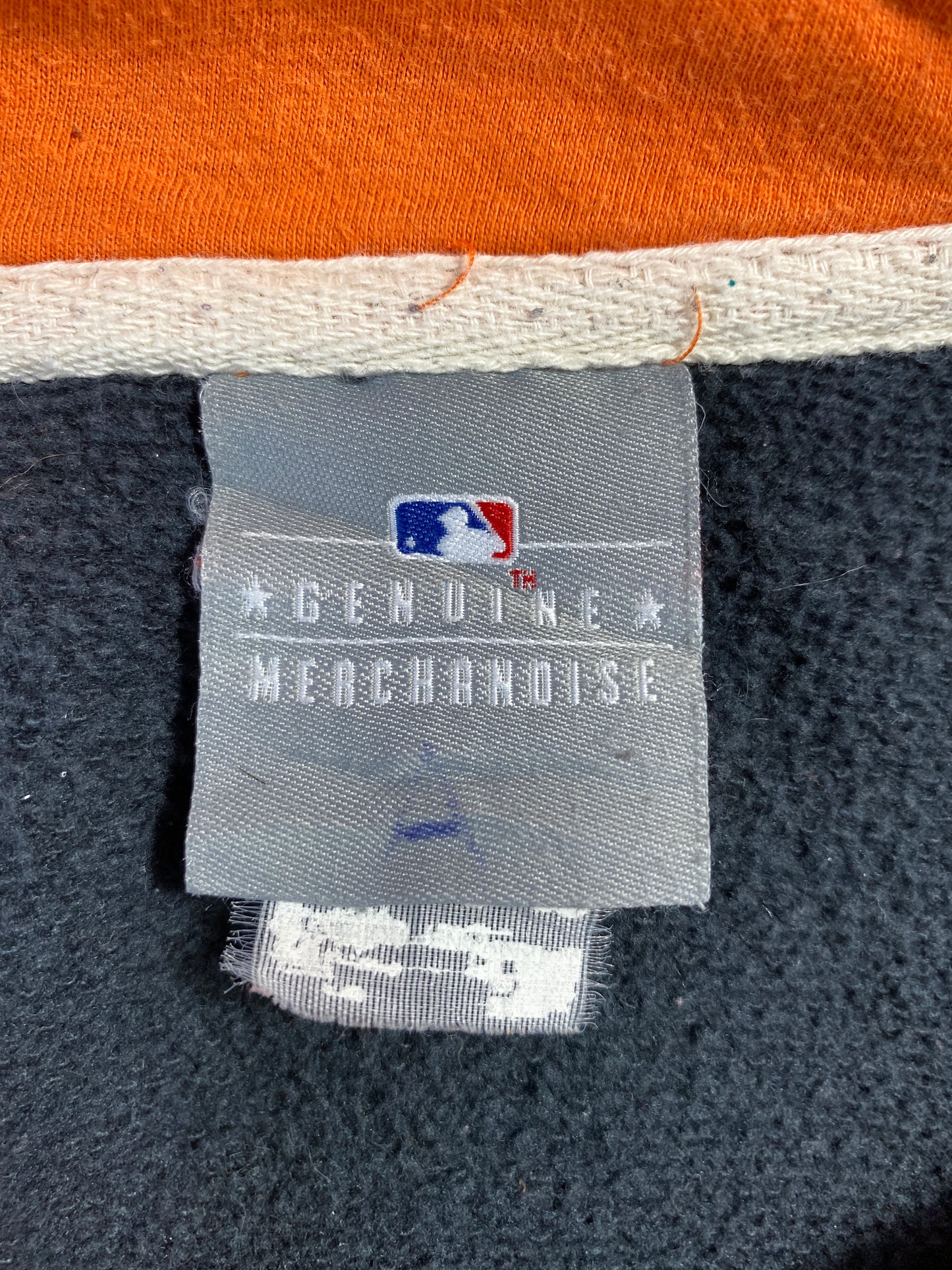 Vintage SAN FRANCISCO GIANTS Size No Tag (Approx.XL) Vintage MLB Hoodie Sweat-Shirt / A8154