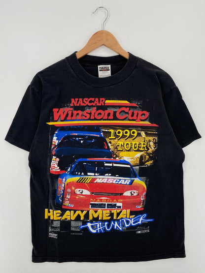 1999 NASCAR HEAVY METAL THUNDER Size L Vintage Racing T-Shirt / A8181