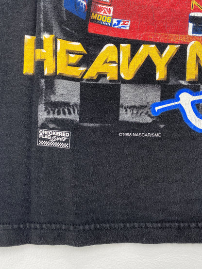 1999 NASCAR HEAVY METAL THUNDER Size L Vintage Racing T-Shirt / A8181