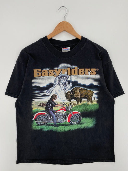 90's EASYRIDERS Size L Vintage T-Shirt / A8176