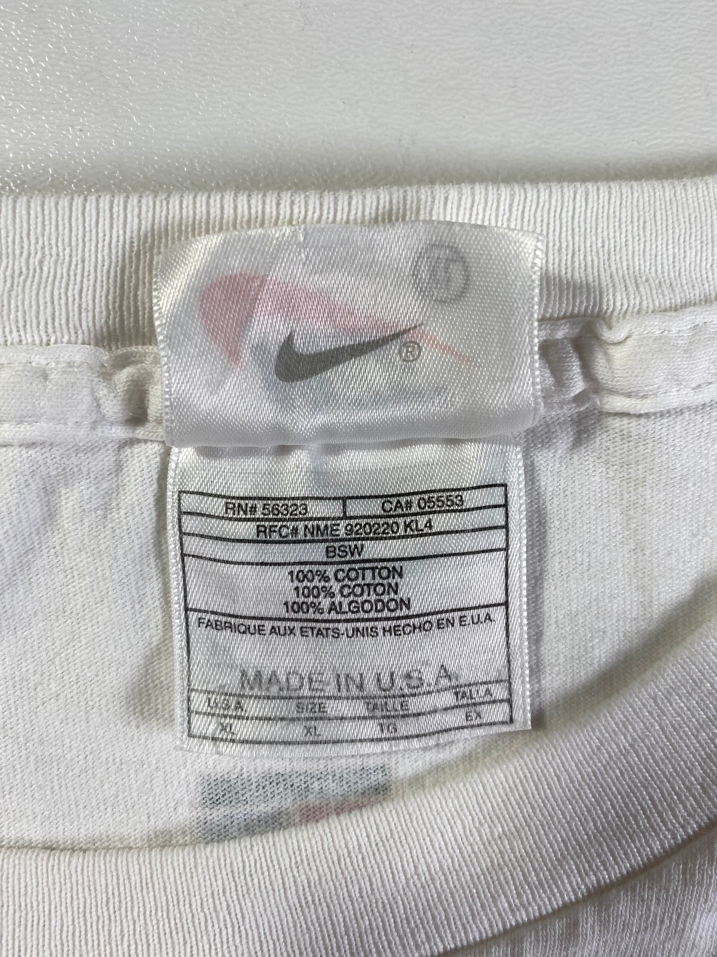 90's NIKE Made in USA Size XL Vintage T-Shirts / A2782