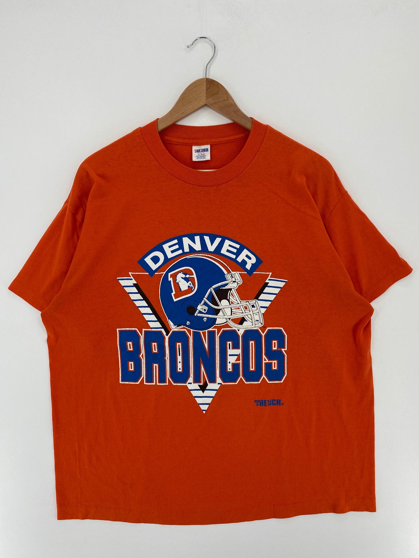 80’s DENVER BRONCOS Made in USA Size XL Vintage NFL T-Shirt / E3053T