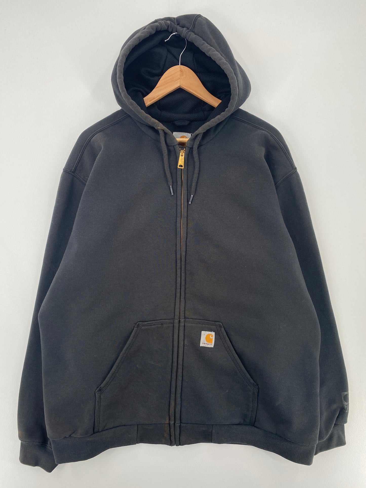 Vintage CARHARTT Size XL Zip-up Hoodie Sweat-Shirt / E299