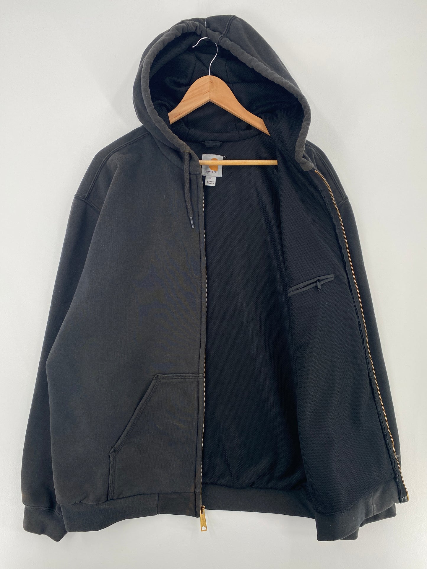 Vintage CARHARTT Size XL Zip-up Hoodie Sweat-Shirt / E299