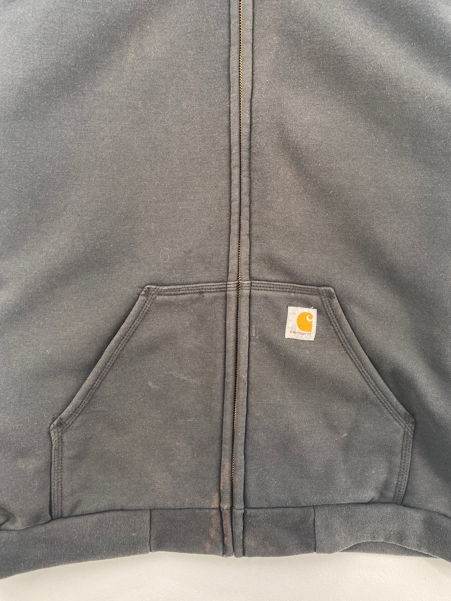 Vintage CARHARTT Size XL Zip-up Hoodie Sweat-Shirt / E299