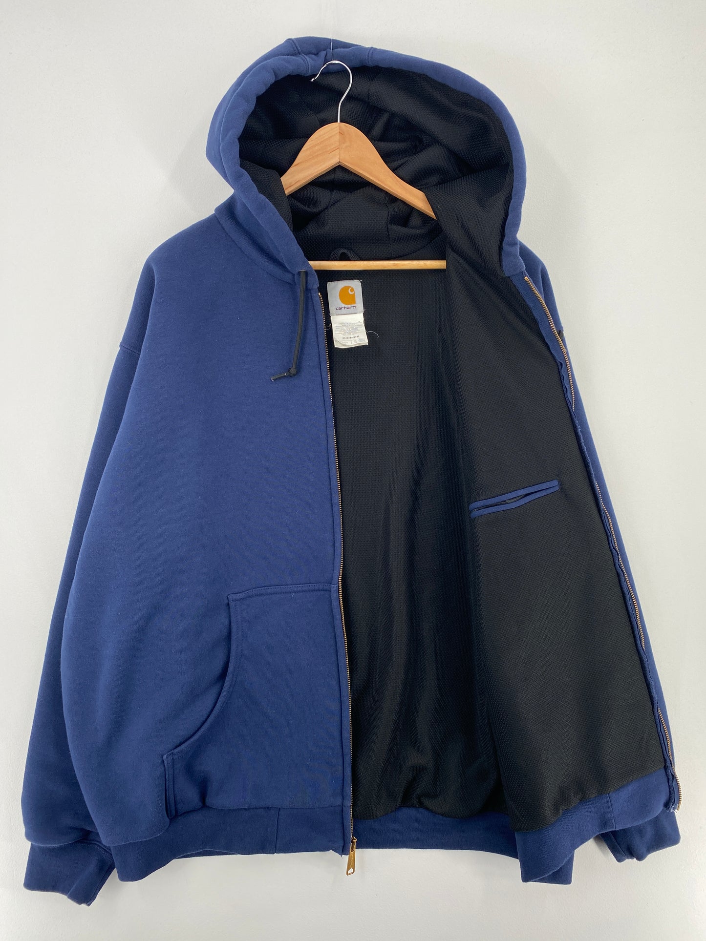 Vintage CARHARTT Size XXL Zip-up Hoodie Sweat-Shirt / E298
