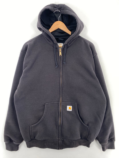 Vintage CARHARTT Size M Zip-up Hoodie Sweat-Shirt / E296