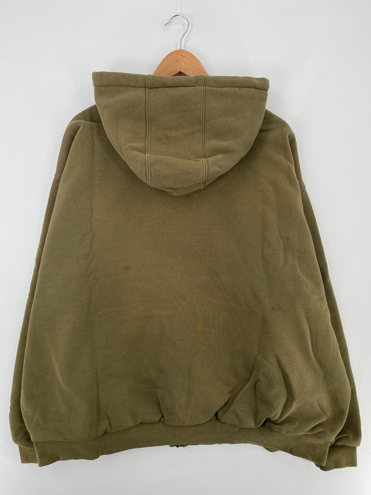 Vintage CARHARTT Size No Tag(Approx.XXL) Zip-up Hoodie Sweat-Shirt / E291