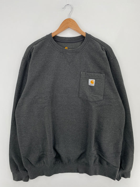 Vintage CARHARTT Size L Sweat-Shirt / E292