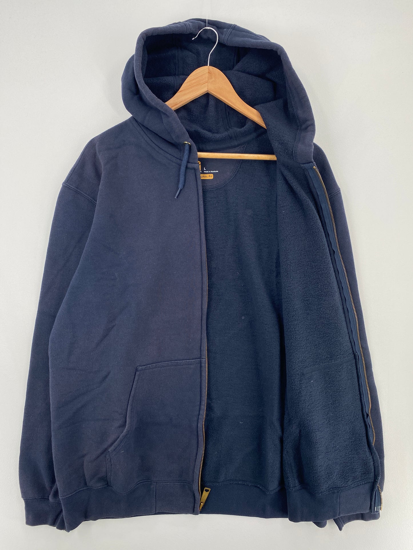 Vintage CARHARTT Size L Zip-up Hoodie Sweat-Shirt / E293