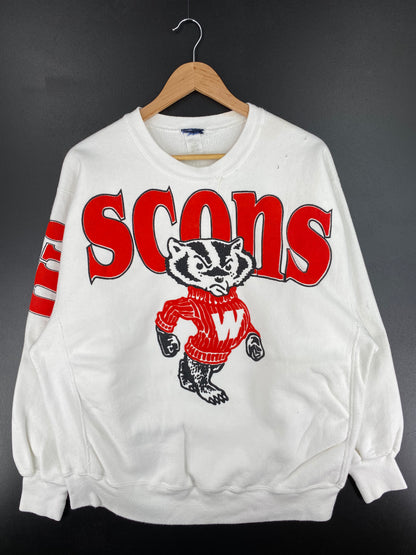 90's WISCONSIN Size XXL Vintage College Sweat-Shirt / A2803