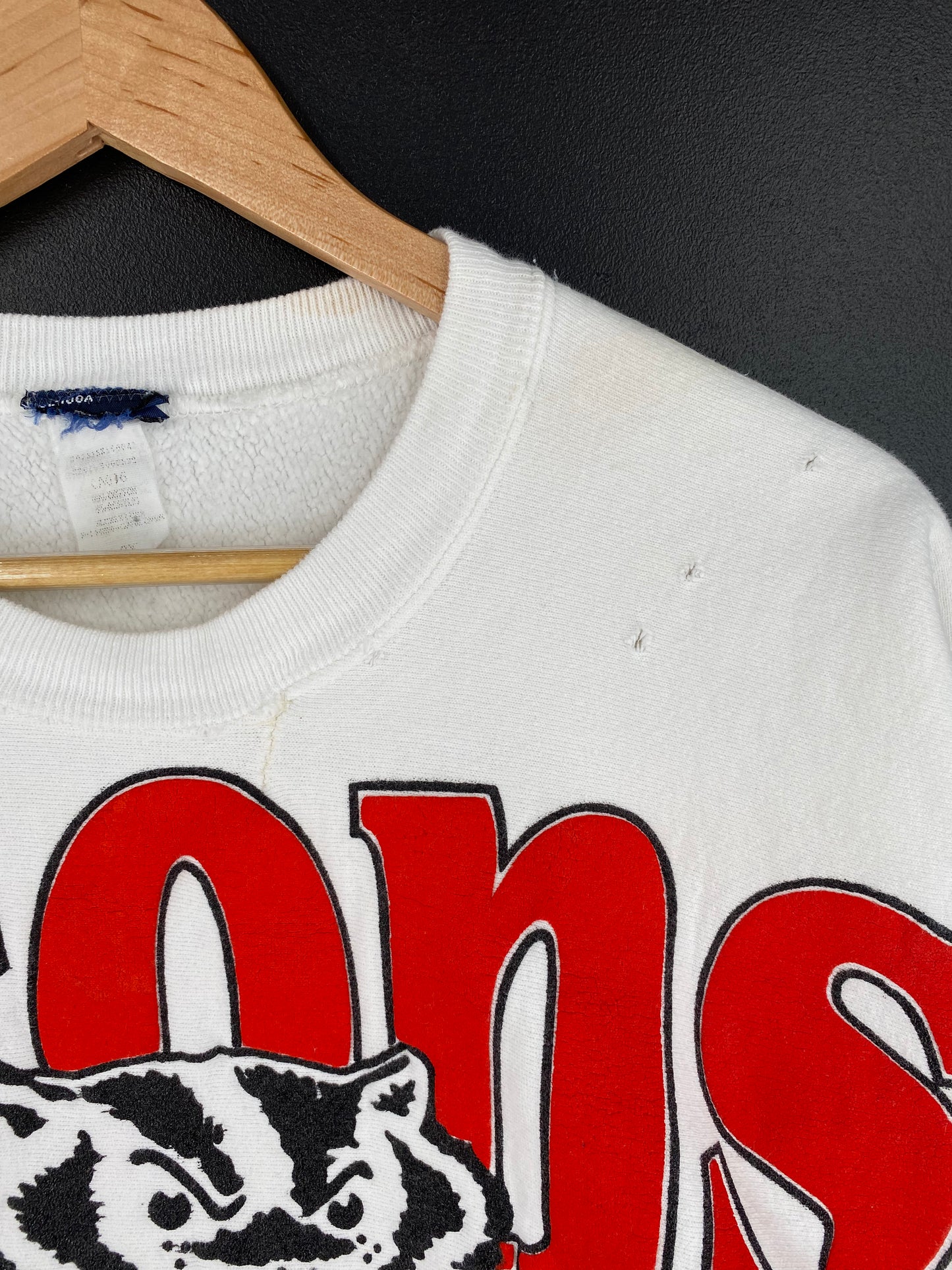 90's WISCONSIN Size XXL Vintage College Sweat-Shirt / A2803