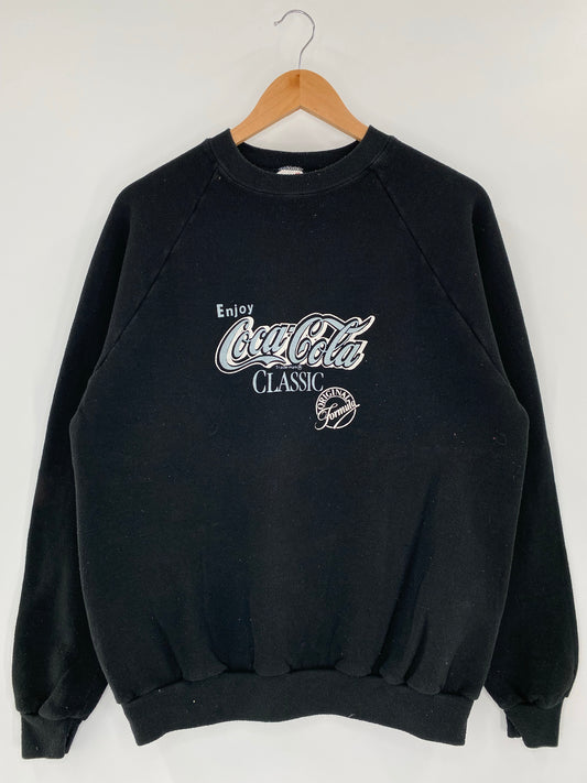 80’s COCA COLA Made in USA Size XL Vintage Sweat-Shirt / k5456