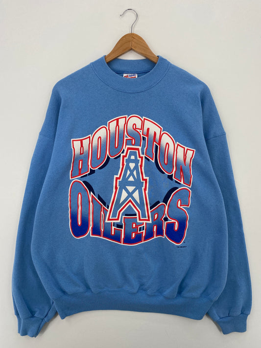 1995 HOUSTON OILERS Made in USA Size XXL Vintage NFL Sweat-Shirt / A7164