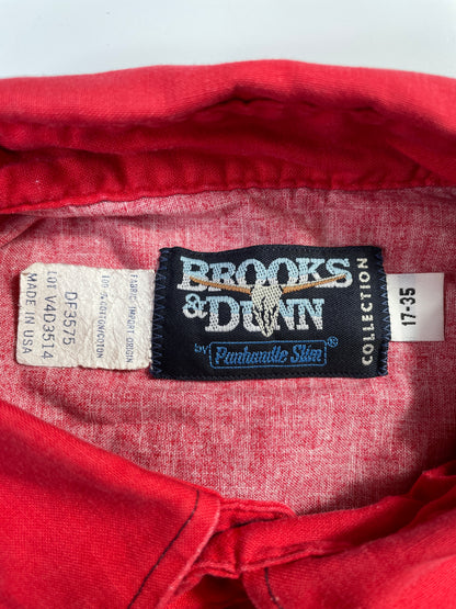 90's BROOKS & DUNN Made in USA Size Approx.L Vintage Button Down Shirt / G2066B