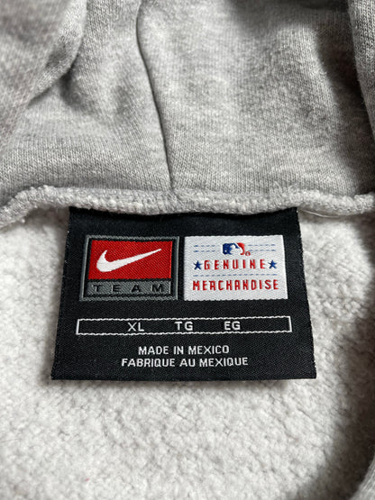 00' NIKE ATLANTA BRAVES Size XL Vintage MLB Hoodie Sweat-shirt / K9147