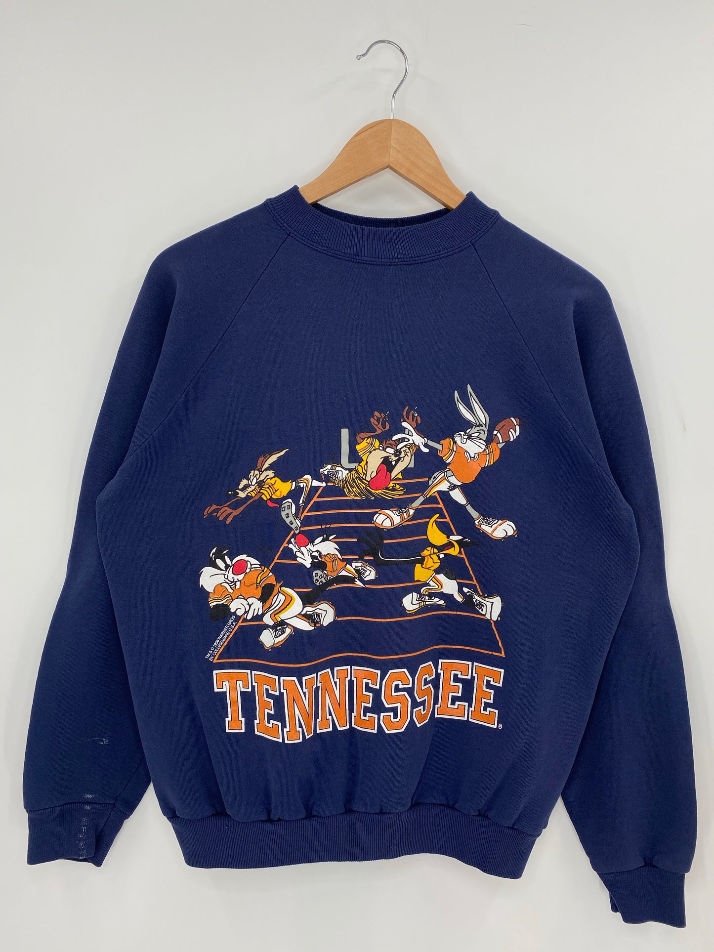 1996 LOONEY TUNES TENNESSEE Size L Vintage Sweat-shirt / K7319