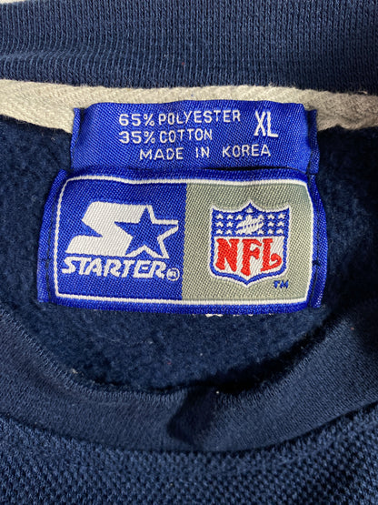 90's STARTER x DALLAS COWBOYS Size XL Vintage NFL Sweat-Shirt / A3995