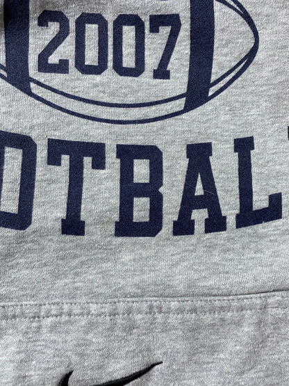00' NIKE BURROUGHS Size L Vintage College Hoodie Sweat-shirt / K9620